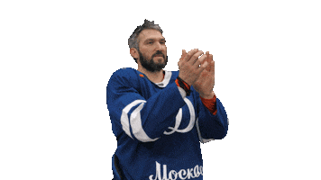 Hockey Player Applause Sticker by Dynamo_ru