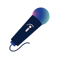 indeedforbusiness interview mic microphone mc Sticker