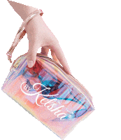 Bykelsha beautybag pinkbag bykelsha cutebag Sticker