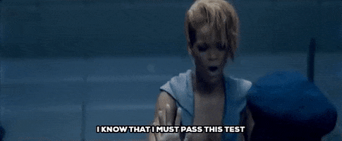 russian roulette music video i know that i must pass this test GIF by Rihanna