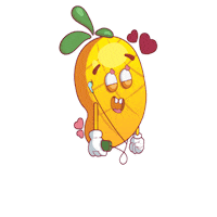 proananas_s love in love happiness pineapple Sticker