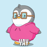 Happy Lets Go GIF by Pudgy Penguins