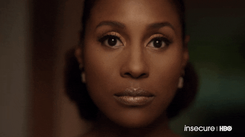 TV gif. Issa Rae as Issa Dee on Insecure nodding "yes" with a slight smile.
