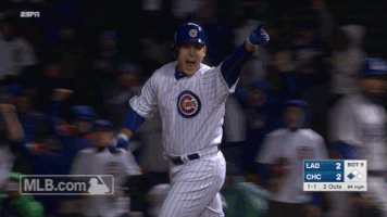 rizzo walkoff GIF by MLB