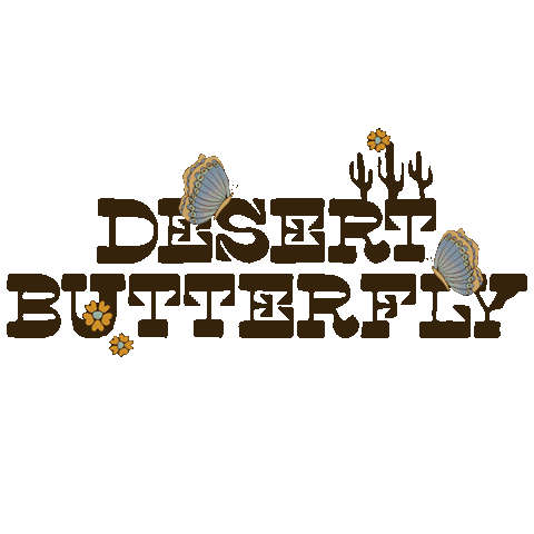 Butterfly Cowgirl Sticker by Nine Lives bazaar