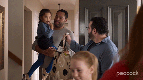 Happy Josh Gad GIF by PeacockTV