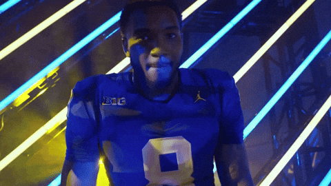 Go Blue Michigan Football GIF by Michigan Athletics