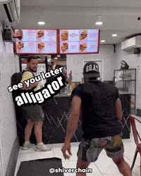 shiverchain weird bye monster ai GIF