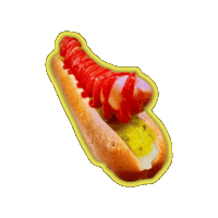 Sandwich Hotdog Sticker