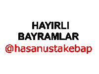 istanbul hayrl bayramlar Sticker by Hasanusta Kebap