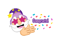 Celebration Wow Sticker by Enchanted Kingdom