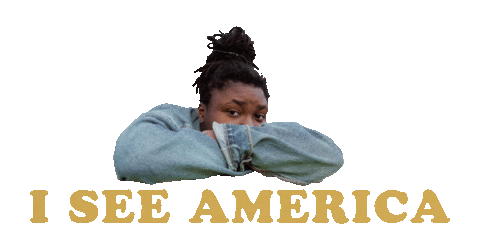 I See America Sticker by joy oladokun