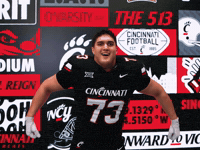 Football GIF by Cincinnati Bearcats