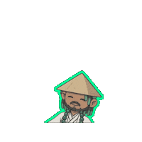 Floating Good Morning Sticker
