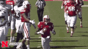 College Sports Shrug GIF by Huskers