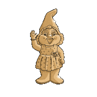 teeanselldraws winner garden golden gnome Sticker