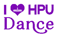 Hpu Dance Sticker by High Point University