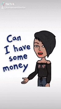 tik tok money GIF by Dr. Donna Thomas Rodgers