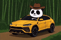 Cruise Bamboo GIF by Pandu Pandas