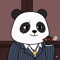 Panda Smoking GIF by Pandu Pandas