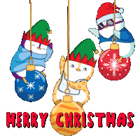 Merry Christmas Penguin Sticker by Pudgy Penguins