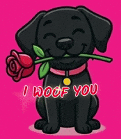 Black Dog Love GIF
