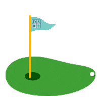 Golf Putting Sticker by Dale Sorensen Real Estate