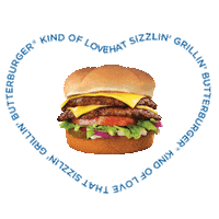 Burger Cheese Sticker by Culver's