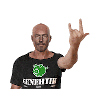 Power Metal Sticker by genehtik