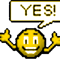 emoji yes STICKER