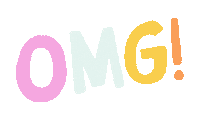 Excited Oh My God Sticker
