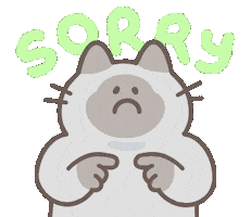 Sad Cat Sticker
