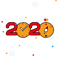 mastercardrussia snow 2020 new year watches Sticker