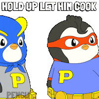 Hold Up Penguin Sticker by Pudgy Penguins