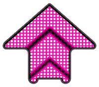 StepArtLine neon arrow swipeup piu Sticker