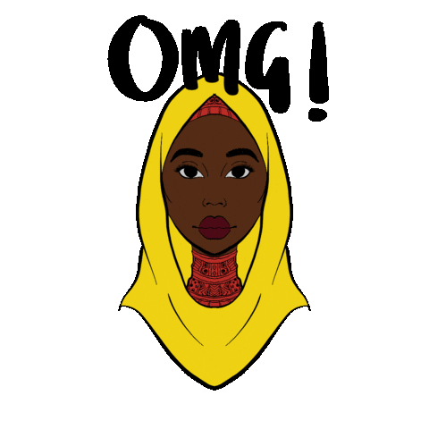 african muslim omg Sticker by RS