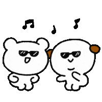 BBANGSIL happy dance dog puppy Sticker