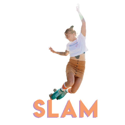 rollerfit skate coach sam slam Sticker