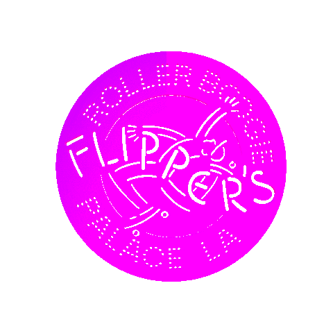flippersworld pink money disco coin Sticker