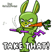 Angry Bunny Sticker by VeeFriends