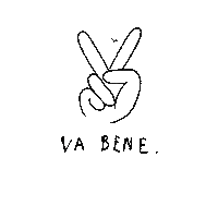 Italian Peace Sticker by Blu Scarpa