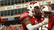 Happy College Football GIF by Wisconsin Badgers
