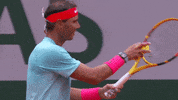 Rafael Nadal Reaction GIF by Roland-Garros