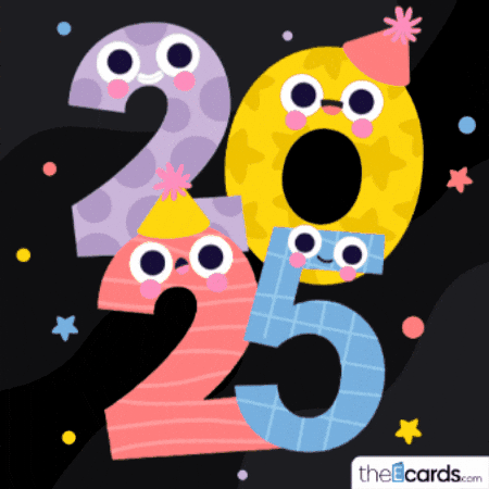 theecards giphygifmaker new year happy new year 2025 GIF
