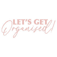 Calligraphy Ecommerce Sticker by Organising Life Beautifully