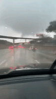 Funnel Cloud Swirls Near Houston Airport Amid Tornado Warnings