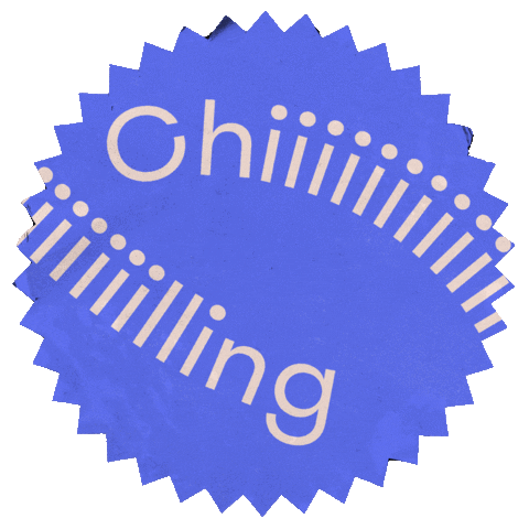 Chillin Sticker by Relajaelcoco