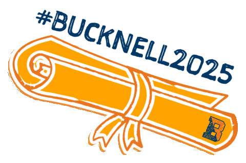 Celebration Congratulations Sticker by Bucknell University