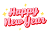 Happy New Year Sal Mubarak Sticker by Moli Fernyx