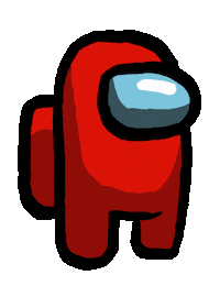 KingArthurr draw us sus astronaut Sticker